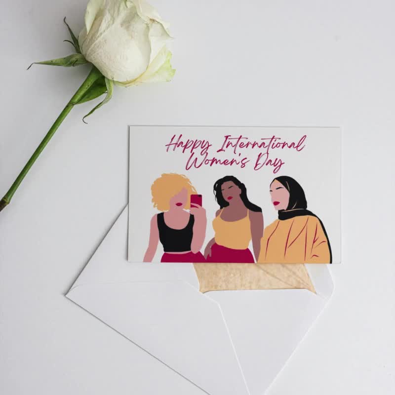 International Women's Day Greeting Card Printable the World Needs
