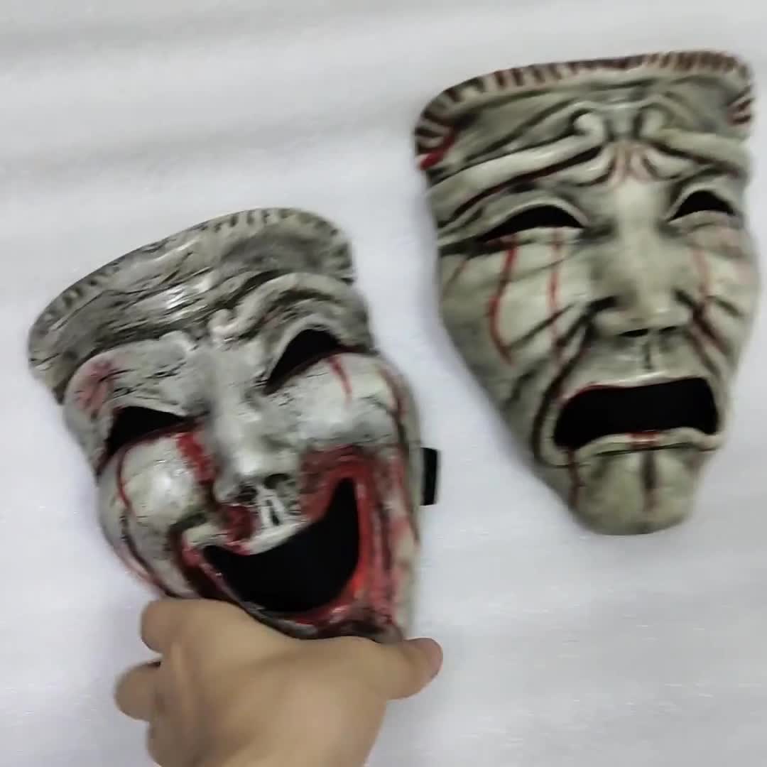 SCP 035 Mask / Greek Comedy & Tragedy Masks / Theater masks -  Portugal