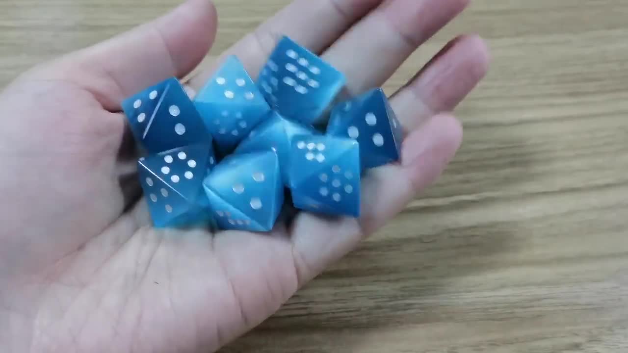 YOUSHARES 50 Pack D6 Dice Set With Pouch U201316mm Multicolored 6 Sided Dice For Tenzies Dice Game And Yahtzee, Perfect Dés For Board Games, Math Games