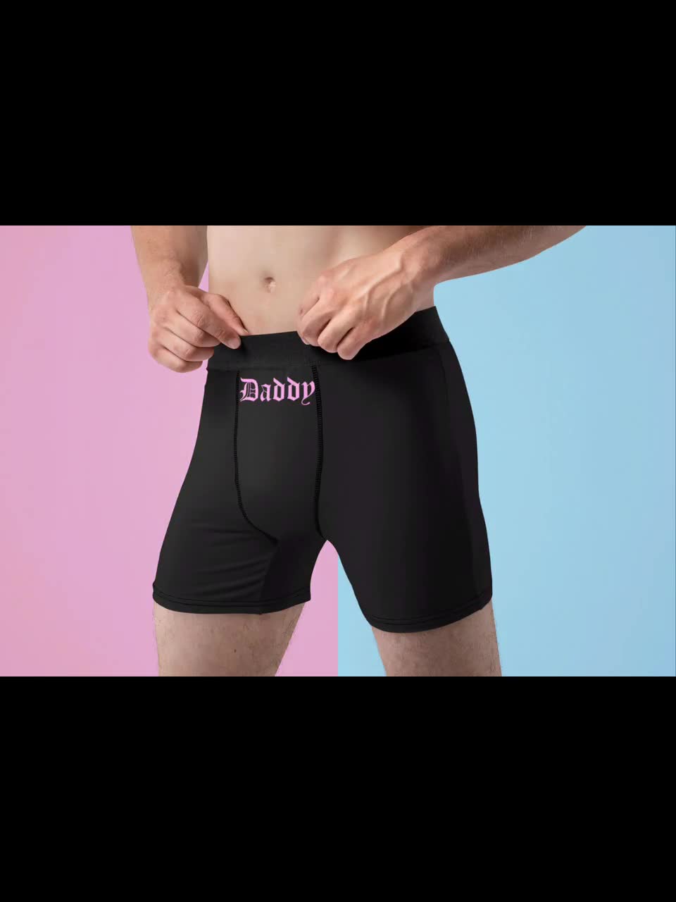 DADDY Boxer Briefs, Sexy Papi Boxers, BDSM Clothing Kinky Yes