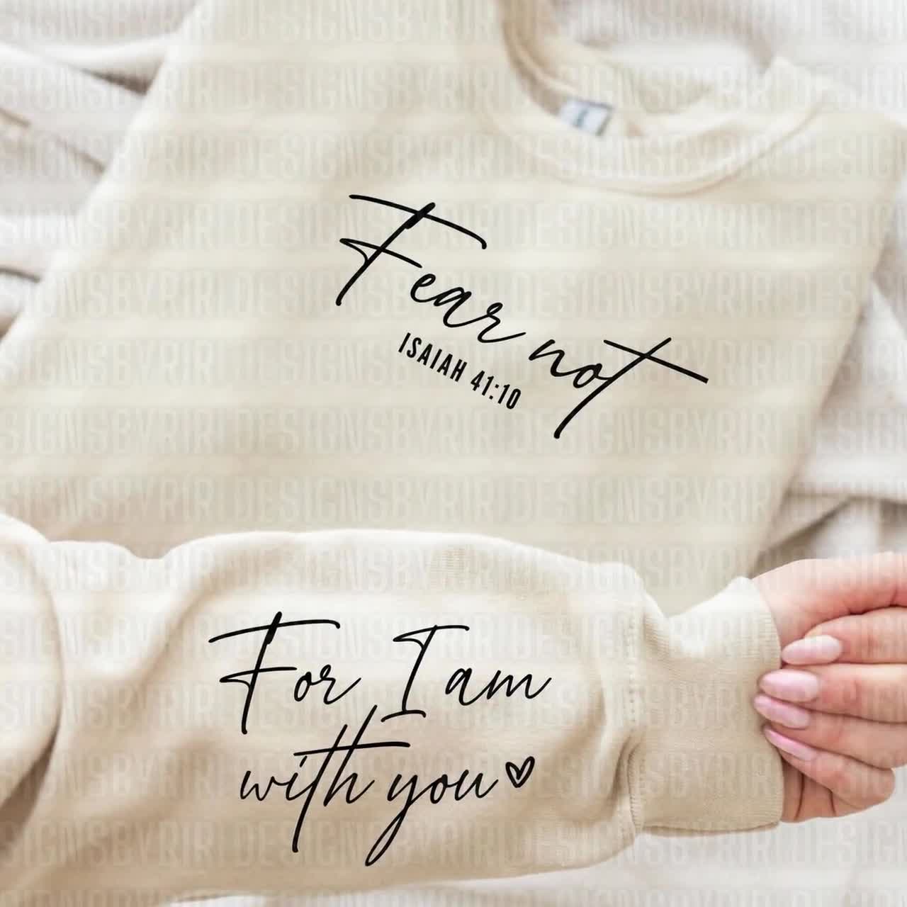 Fearless Isaiah 41:10 Bible Verse T Shirt Fearless Isaiah 41:10 Bible Verse T Shirt
