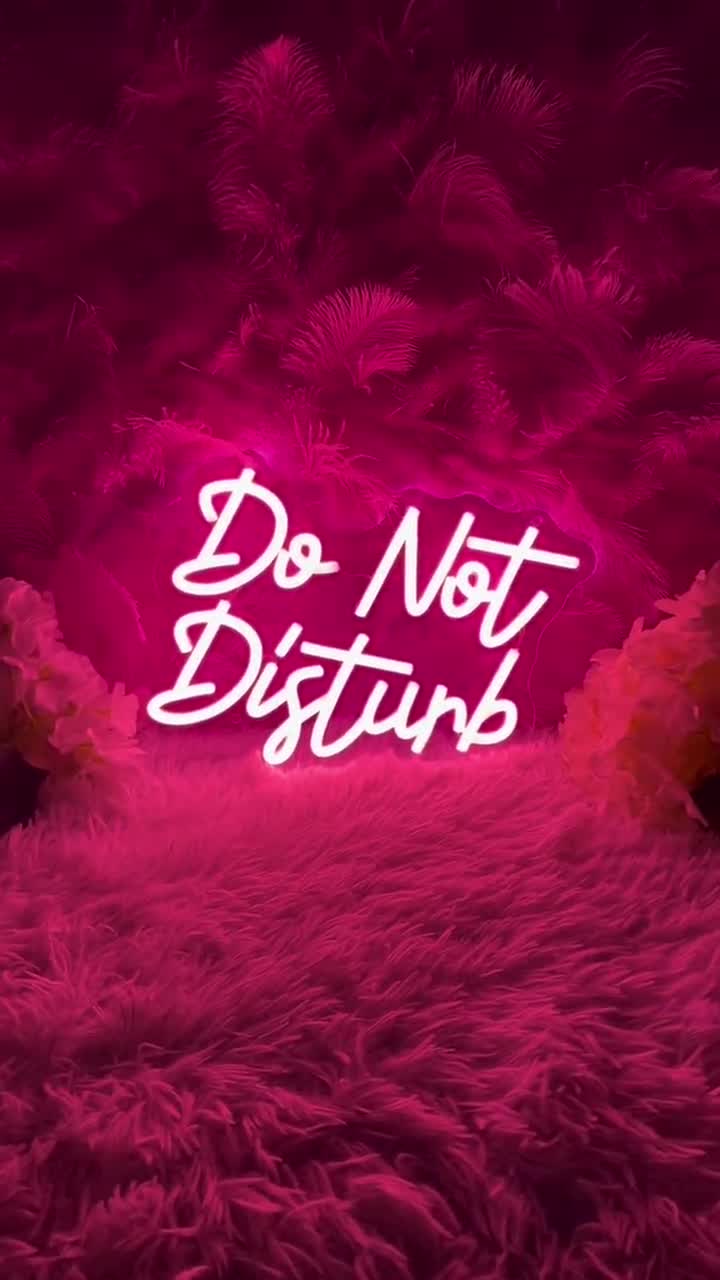 Do Not Disturb Neon Sign,custom LED Neon Sign,game Room Home Dorm