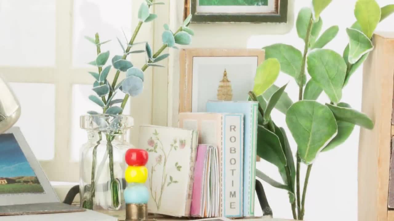 Creativ Company Bastelset DIY Miniatur Zimmer - verschiedene Sorten mit  umfangreichen Zubehör