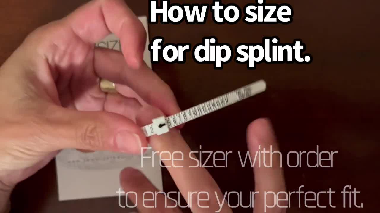 Sterling Silver Splint Silver Dip Joint Splint EDS Etsy for Dip Neck Ring RA Splint Splint Joints Arthritis - Swan Fingertip Dip Splint