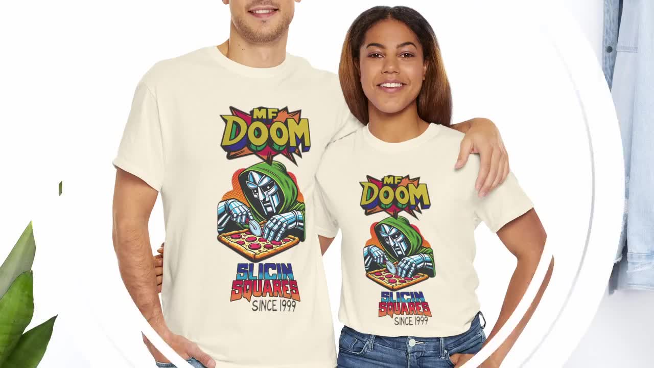 MF DOOM T-shirt Comic Vintage Style - Hip Hop Icon Graphic