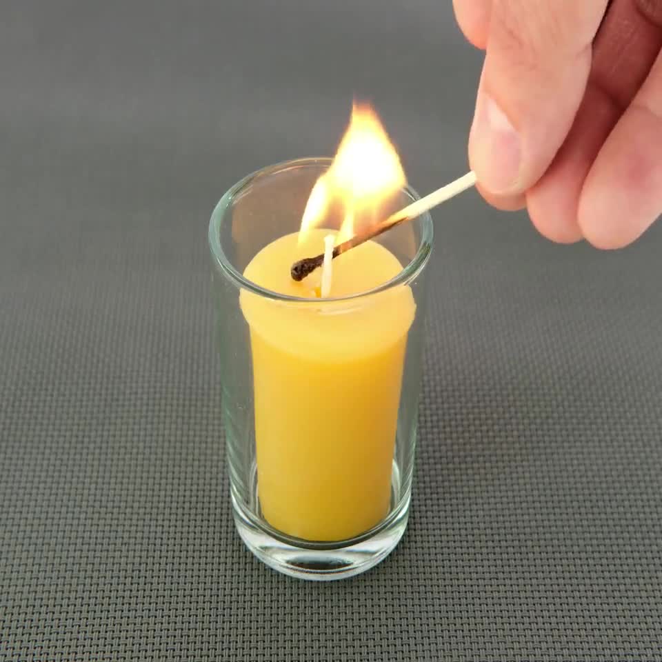 Pure Beeswax Candle (Unscented) - 9 oz