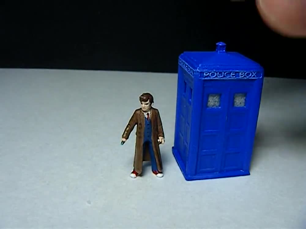 Buy Doctor Who Tardis Resing Miniature Miniatures And Modelling