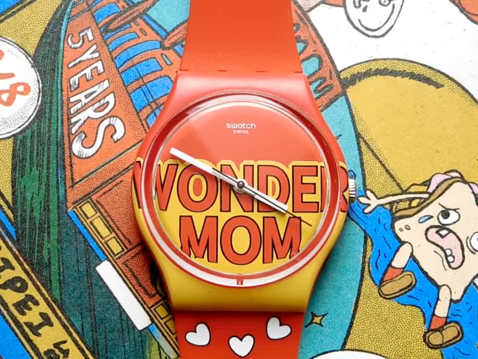 Swatch Watch 'wonder Mom' GZ338 34mm, Mother's Day Special