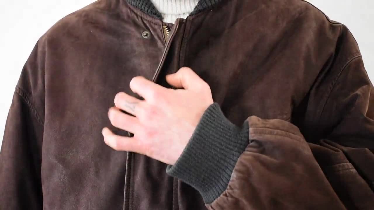 Designer Valentino Garavani Suede Bomber Jacket: 80s Limited