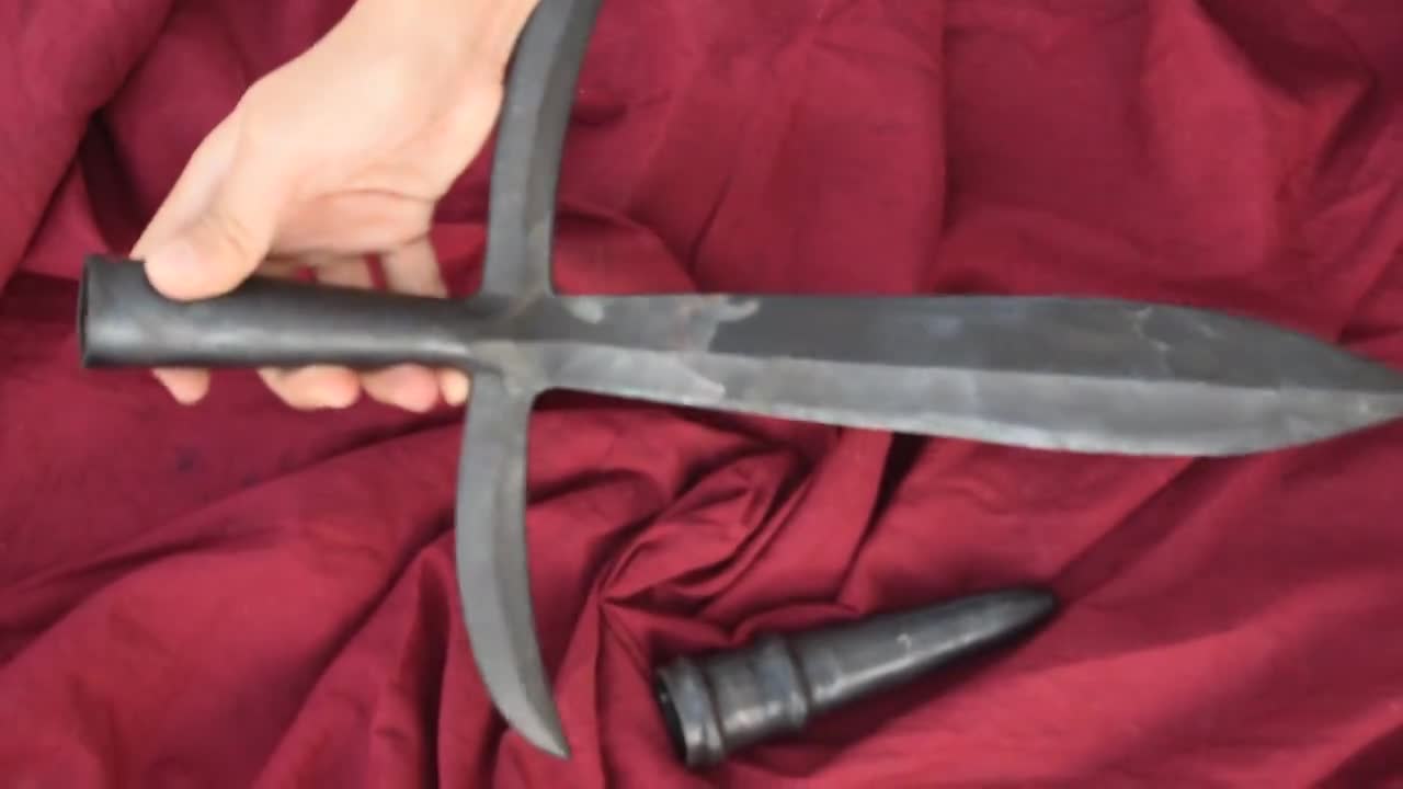 Japanese Jumonji Yaari Spearhead 16'' With BUTT Cap. - Etsy