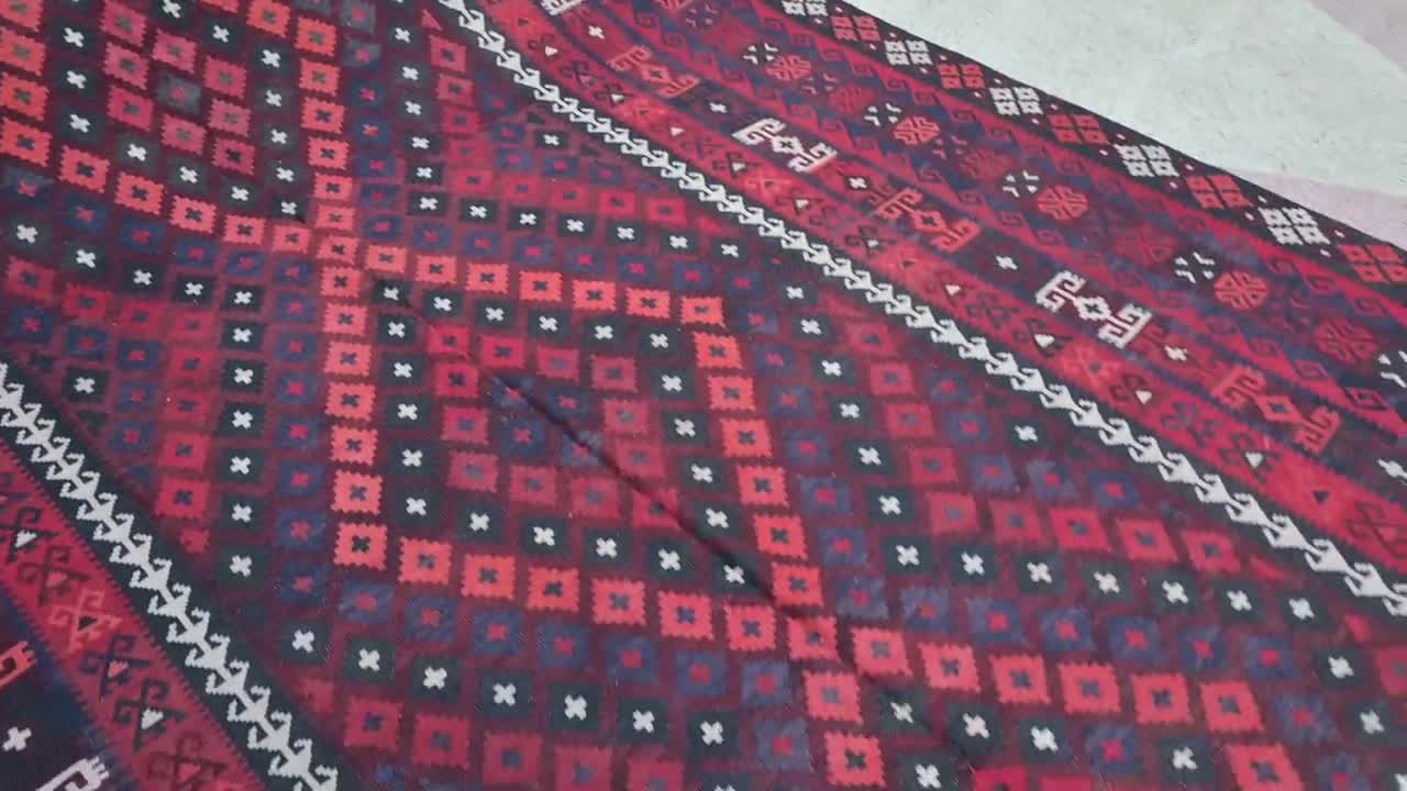 オリエンタルアンティークラグ - 9.7 x 16.4フィート アフガニスタン