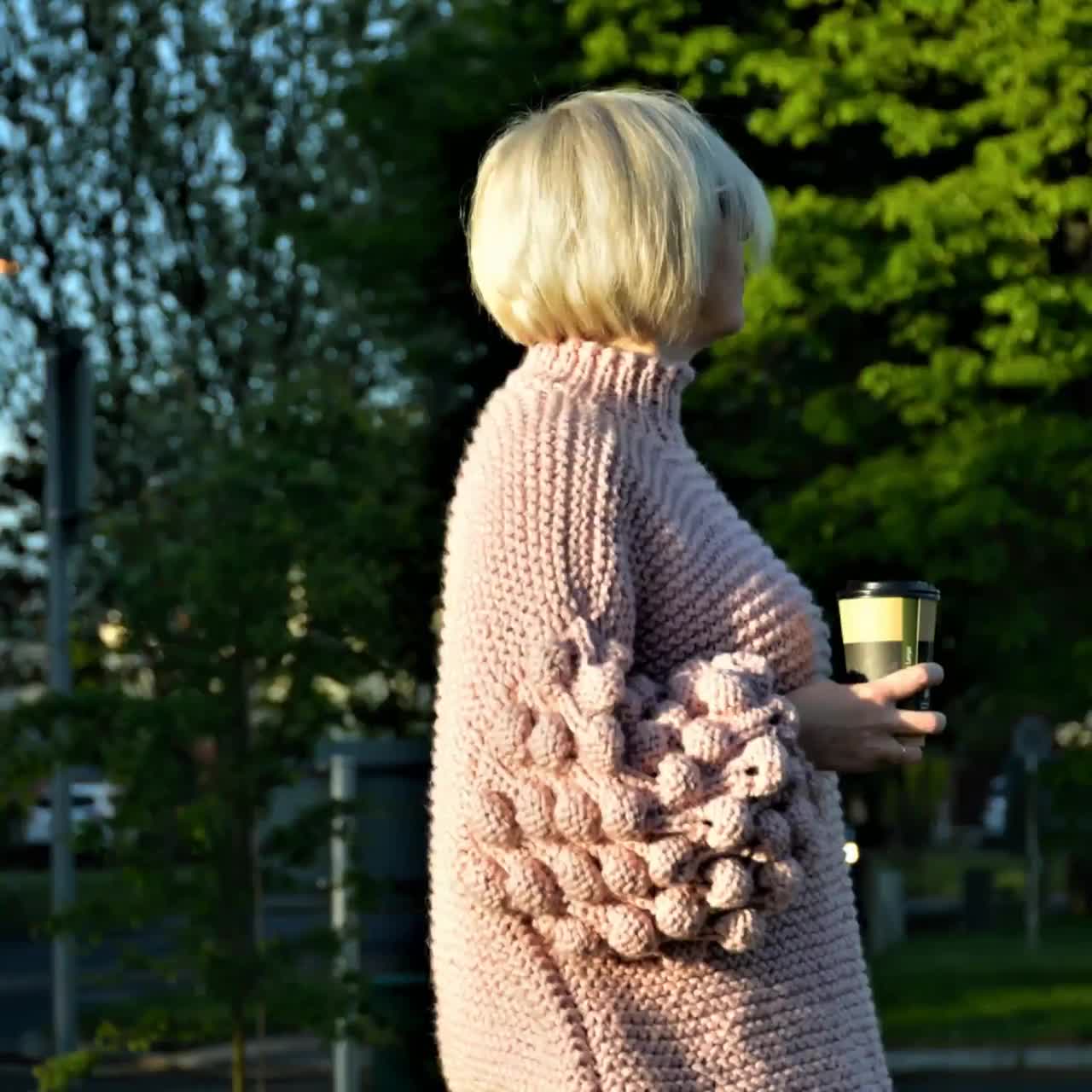 Knitting PATTERN Chilly Chilli Jacket/bulky Hooded Bomber Cardigan/ Hand  Knit Cable Coat -  Canada