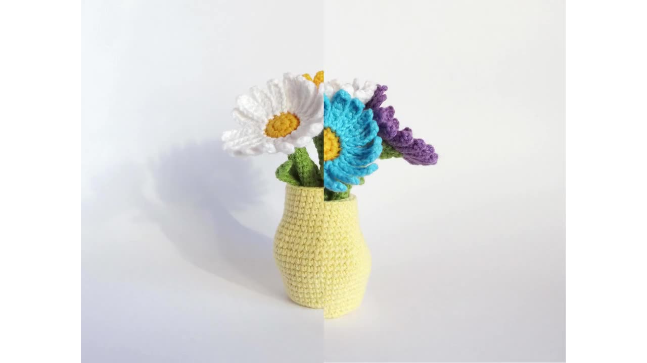 Crochet Daisy Pattern Crochet Flower Pattern Photo Tutorial Crochet Pattern  for Dekor, Bouquets and Arrangements 