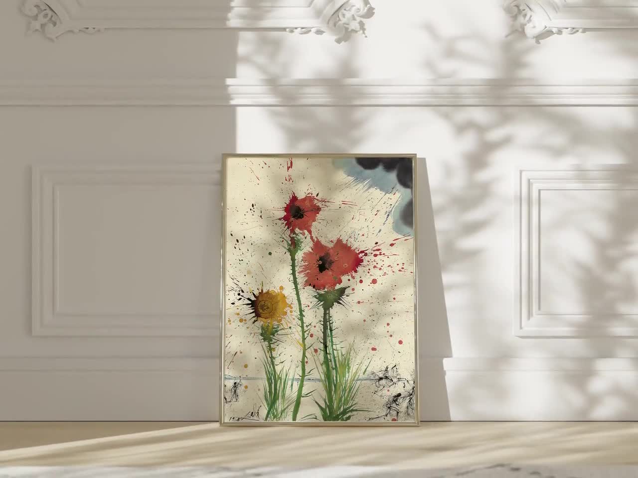 Salvador Dali Spring Explosive 1965 Print, Salvador Dali