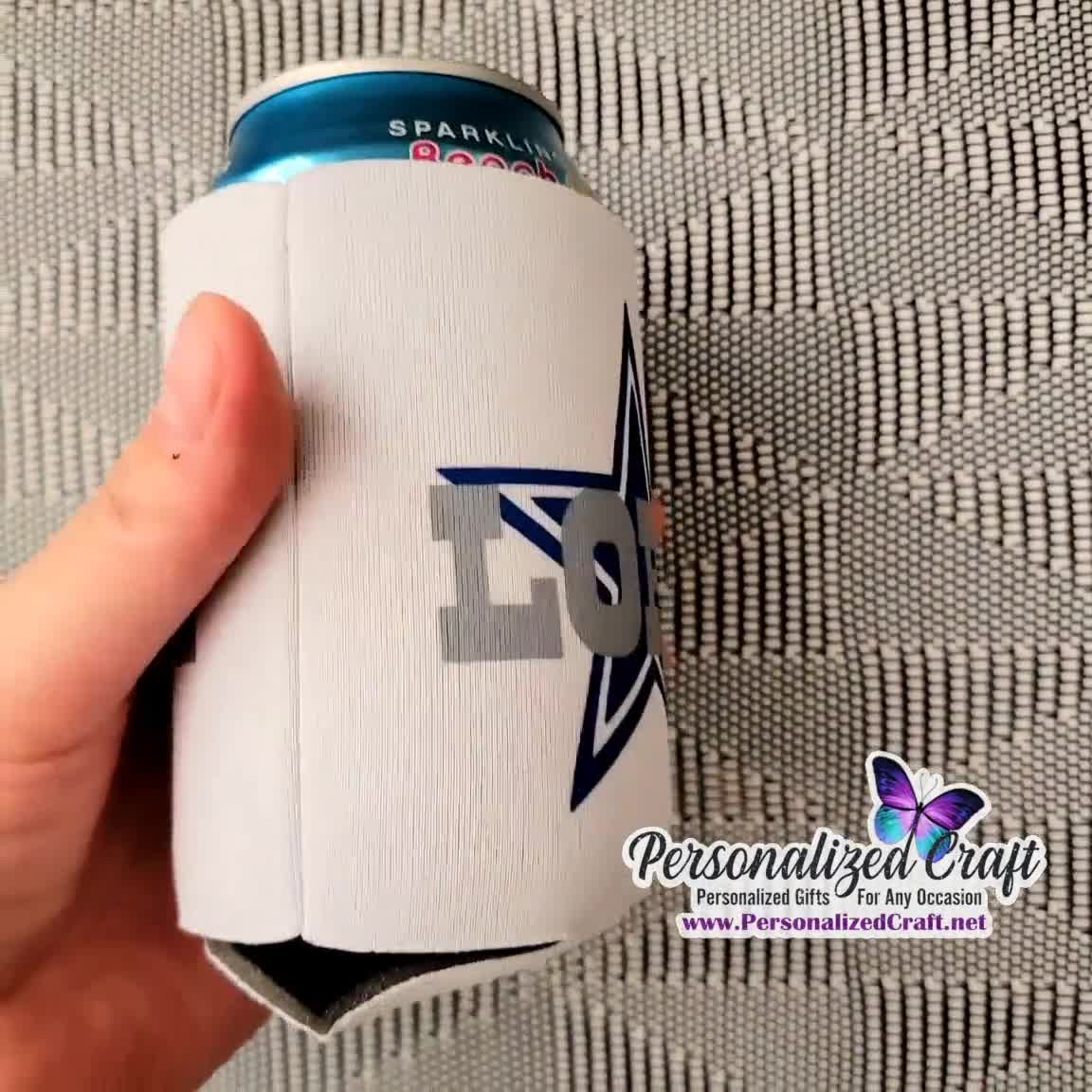 She Loves the D Dallas cowboys 12oz Regular Can Koozie