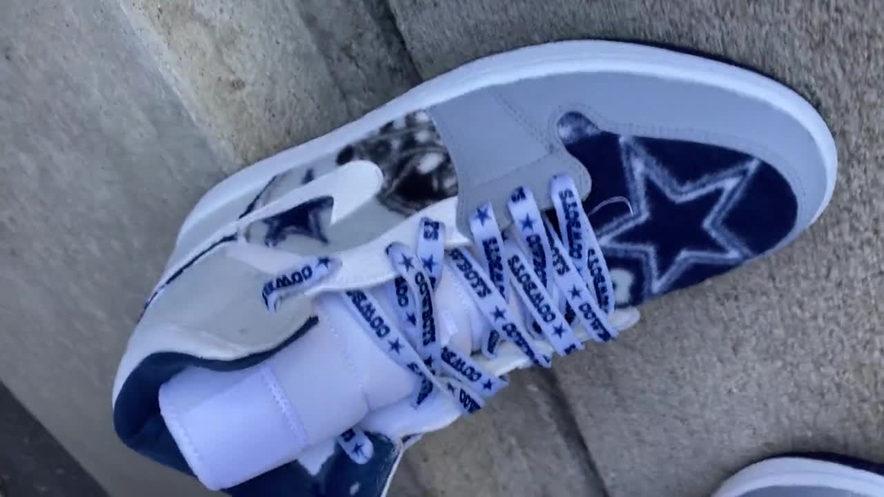Custom Football Team Sneaker Customs for Football Lovers Dallas