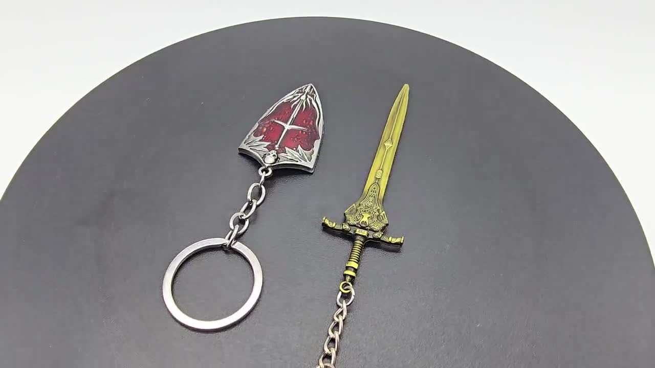 ダークソウル キーチェーン | アルトリウスの剣と血盾のレプリカ | 狼