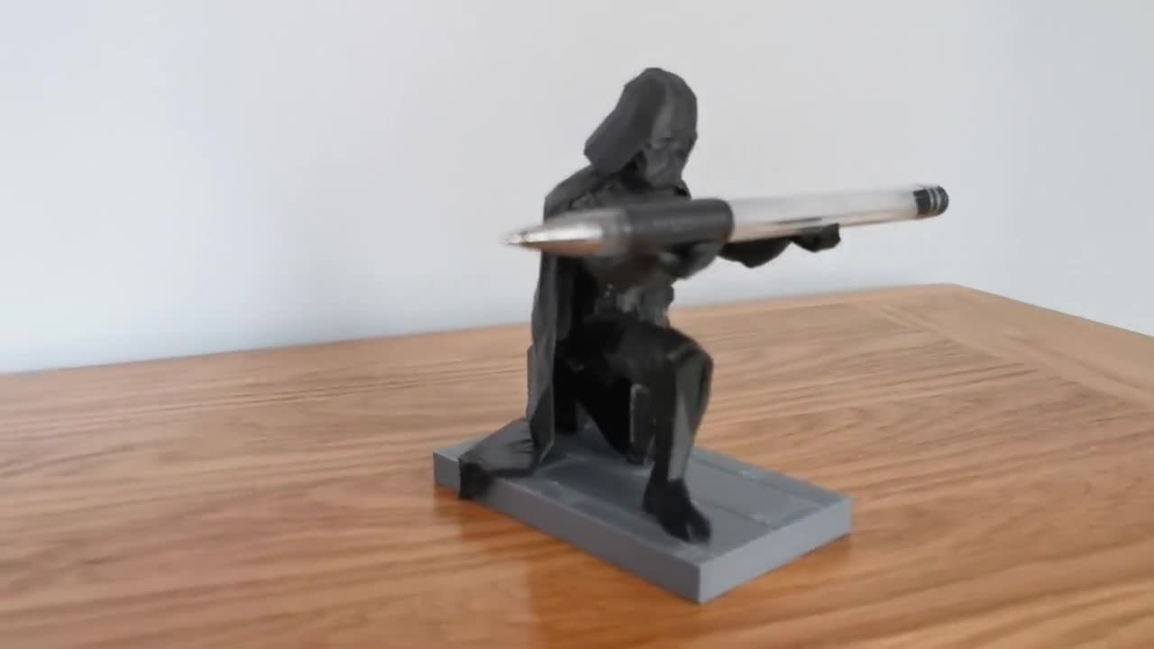 Darth Vader Pen Holder, Desktop Gadget, Star Wa - Folksy