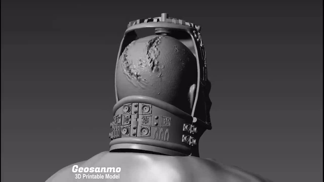 ダース・ベイダーのヘルメット、ROTJの公開、スタンド、アナキンの頭部