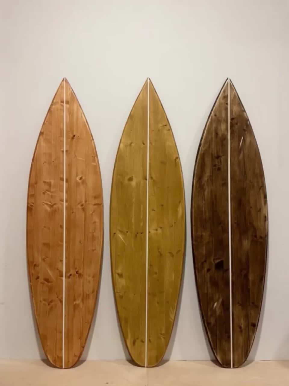 Letrero de madera Vintage para pared, adorno colgante para tabla de surf,  decoración para Bar, ocio
