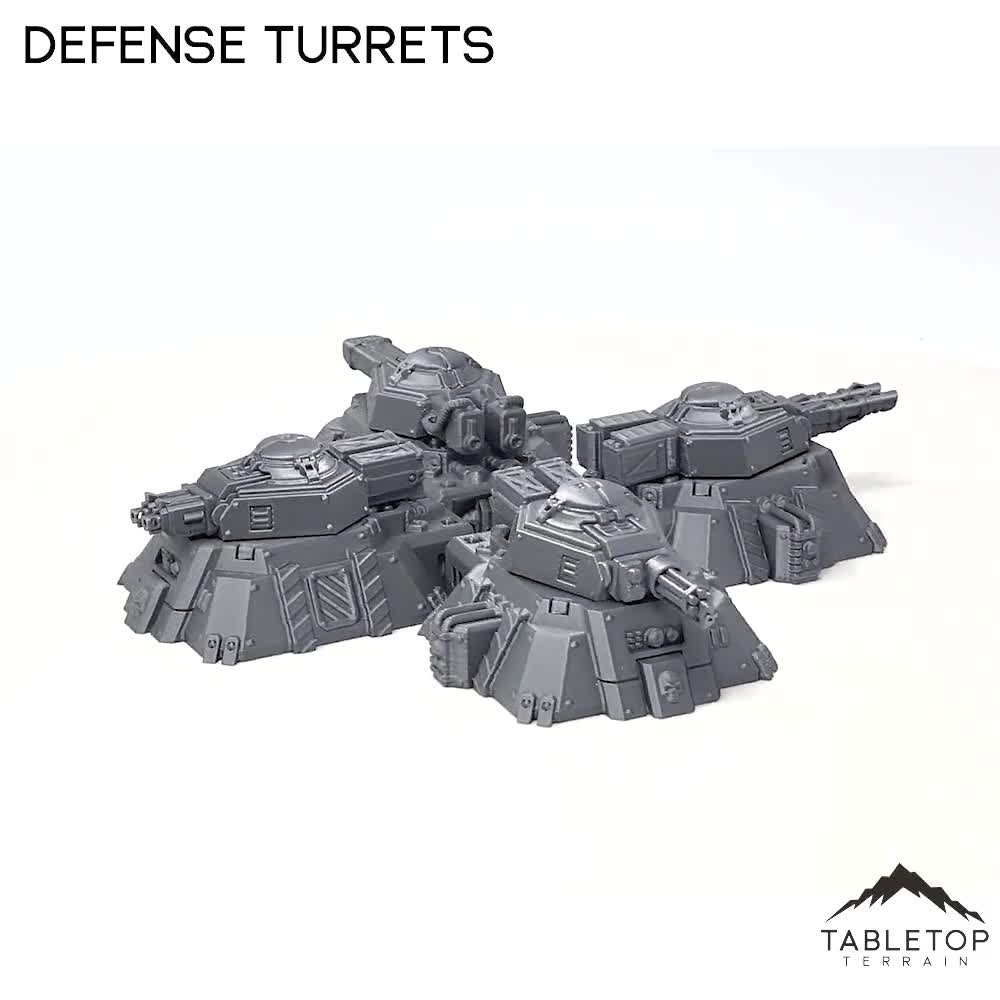 Tower Defence Sci-Fi Turrets Pack