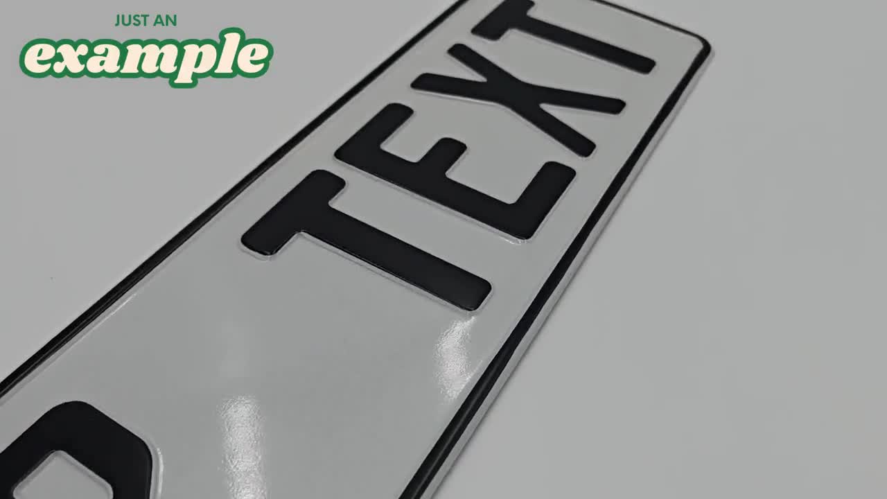 ドイツのカスタムナンバープレート/カスタムドイツのナンバープレート