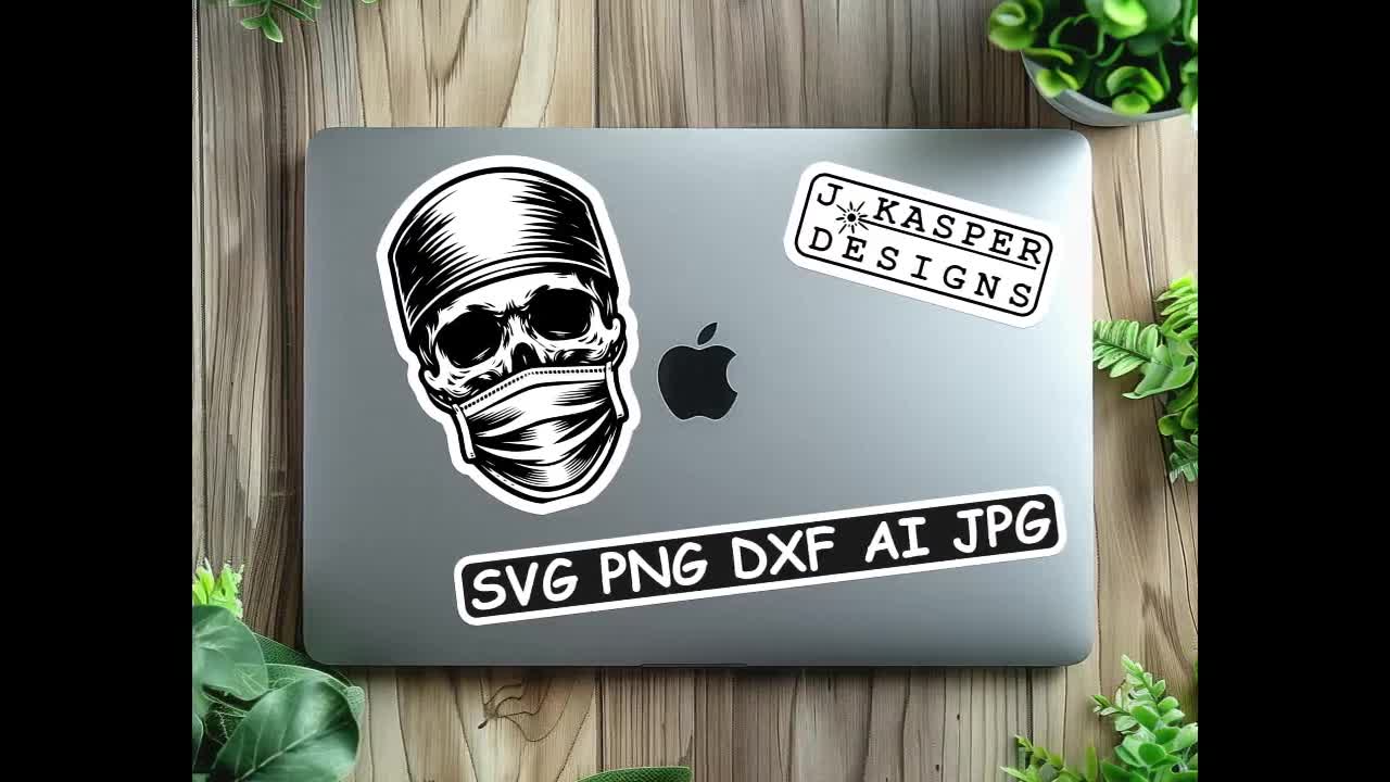 Surgeon Skull SVG: Medical Decor, Cricut & Laser Cut File video poster