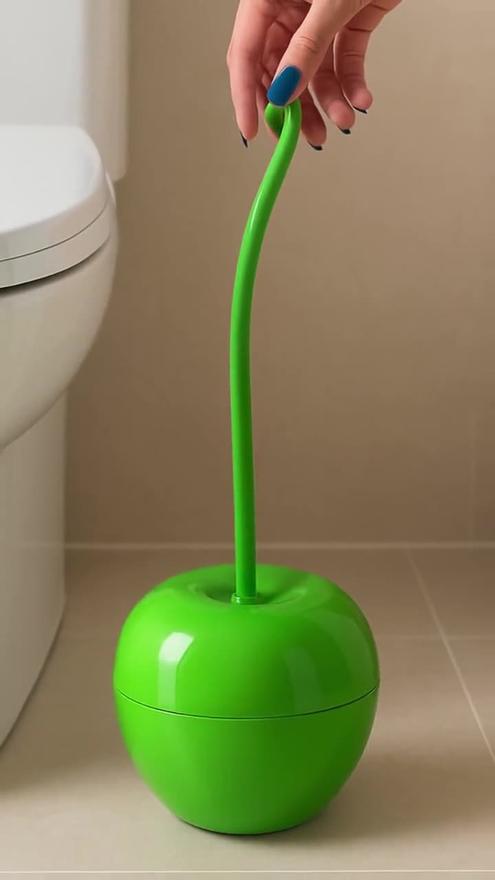 Toiletborstelset met houder, aan de muur gemonteer... – Grandado
