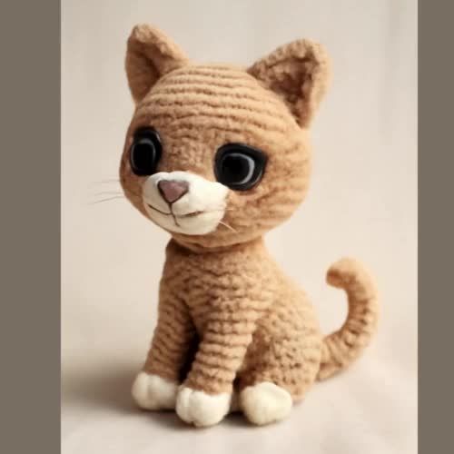 Crochet Amigurumi Cat Pattern – Cute DIY Crochet Kit for Beginners – Instant PDF Download – Adorable Kitten Crochet Pattern video poster