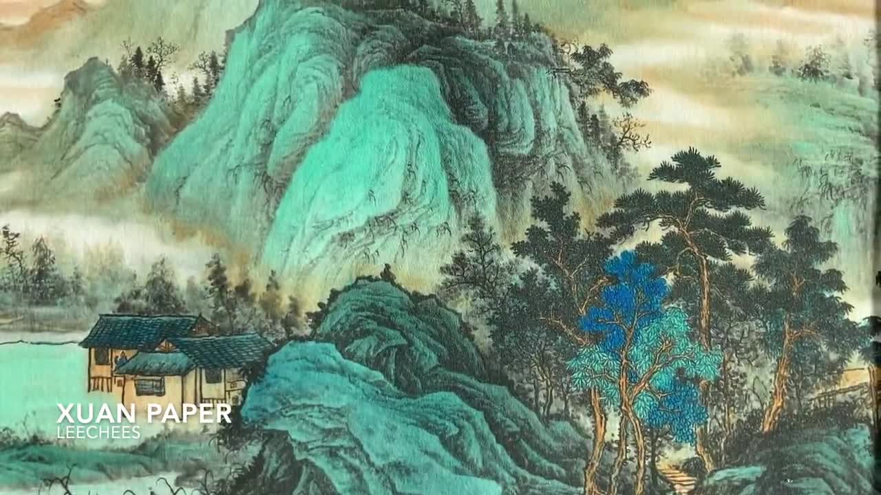 肉質画　風景画 Amazon.com: RYLJCZ Chinese Style Painting Wall Art/Nature
