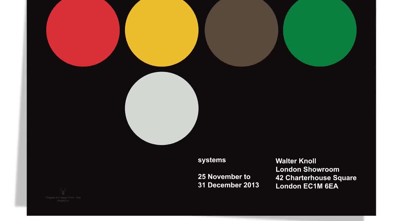 Braun's Dieter Rams Poster A Minimalist's Dream Braun Print Circle