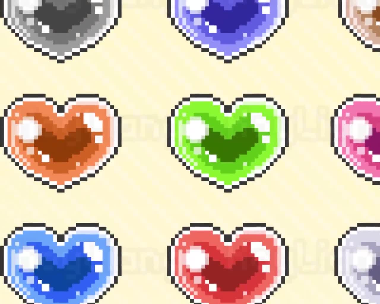 Cute Ghost Discord Role Icons 8-bit Pixel Emojis and Emotes 