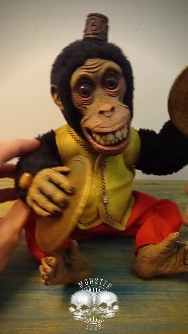 Música de terror Mono Alegre Aterrador Chimpancé sangriento, image size:720x1280