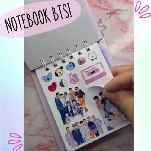 BTSノート 5インチ x 4.60インチ - Etsy 日本