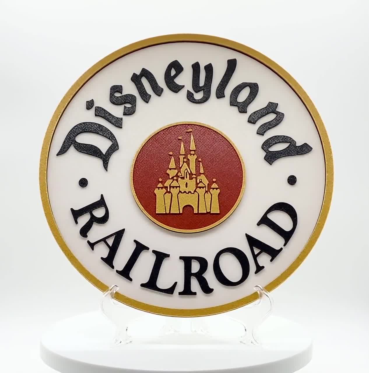 Disneyland Railroad Inspired Disney Sign - Etsy