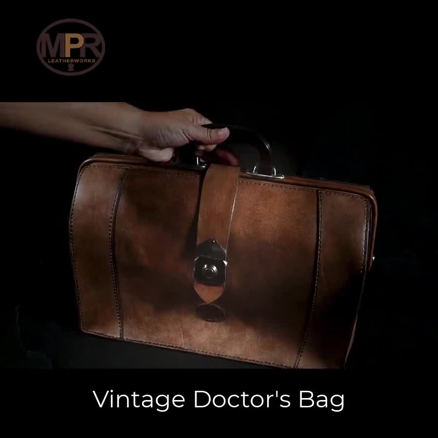All You Need To Know  Vintage Leather Doctor Bag, Purse, Briefcase – MAHI  Leather