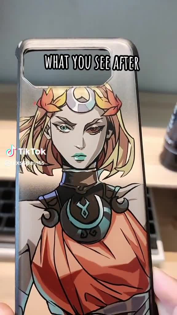 Op maat gemaakte anime-telefoonhoesjes Iphone/Samsung video poster