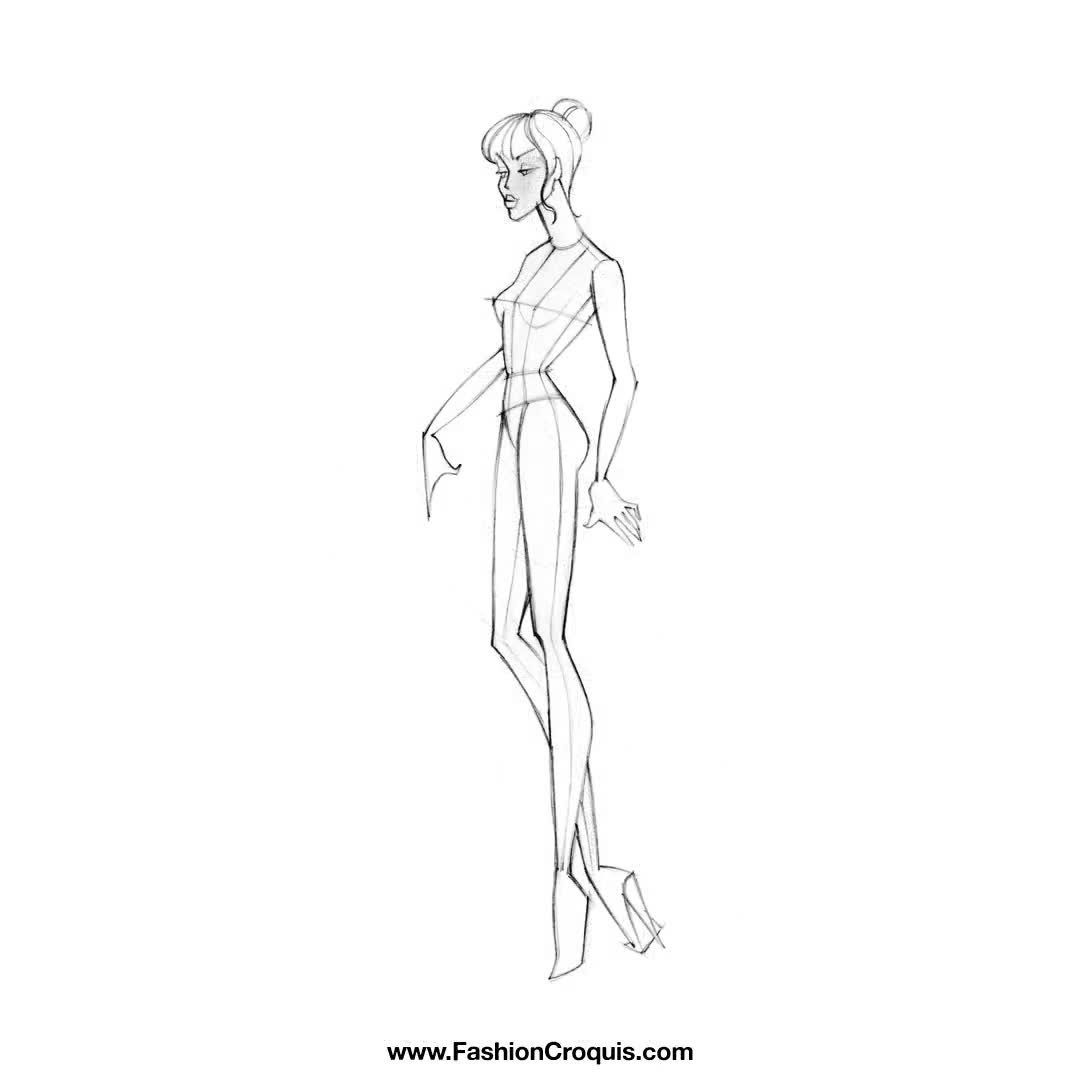Hands Wide. Super Man Pose . Body Template. Line. by PrinceEsther on  DeviantArt