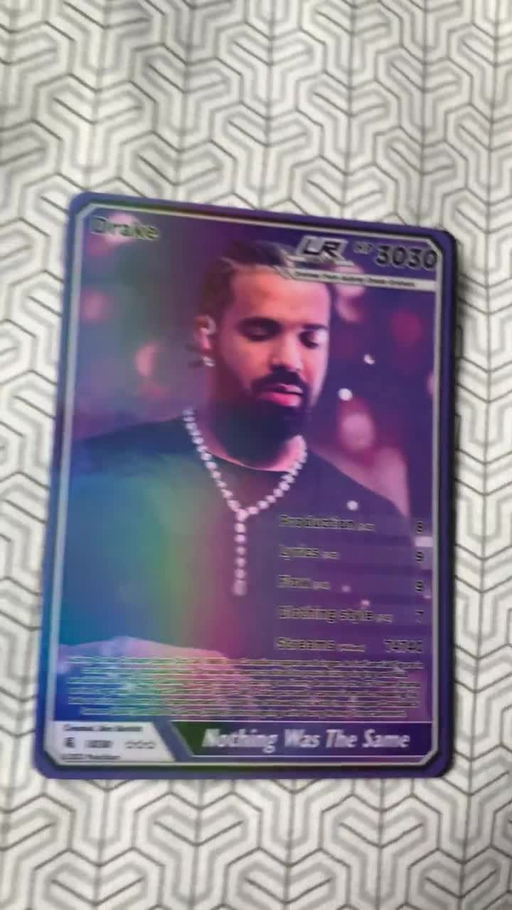 Drake Rapper Custom Trading Card 300 GSM 18 Of 30
