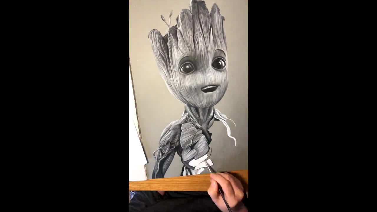 Magic Actus - [INSOLITE] Cet adorable bébé Groot a été réalisé avec une  imprimante 3D ! Source Disnerds