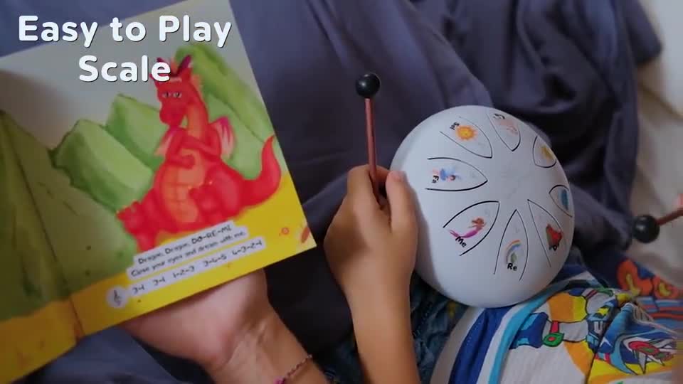 Steel Tongue Drum for Kids, Dylan's Dream Drum, Musical Gift video poster