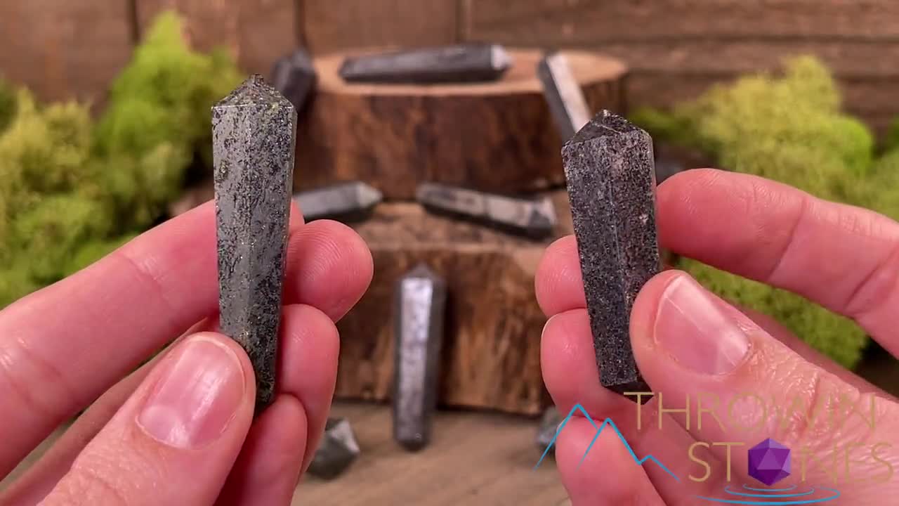 HEMATITE Crystal Points - Mini - Jewelry Making, Healing Crystals Stones,  E1399