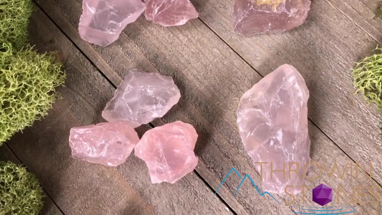 ローズクォーツ原石：XXS-Mサイズ 本物のピンクラブクリスタル 瞑想