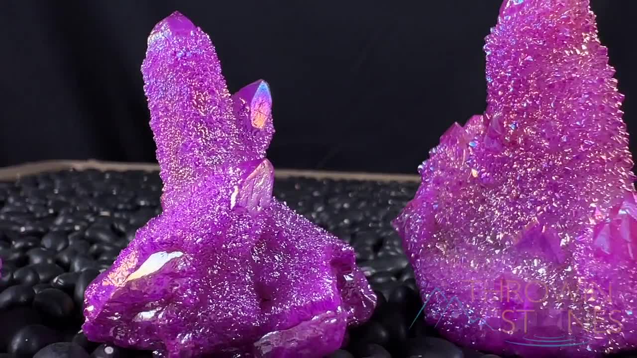 ルビーピンクオーラクォーツ　クリスタル ピンク ルビー オーラ クォーツ クリスタル クラスター