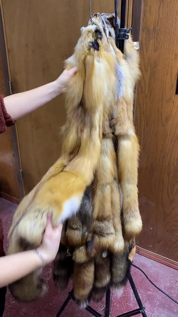 Beautifully Tanned Red Fox Pelt - Authentic Full Body Animal Fur Hide —  Leather Unlimited