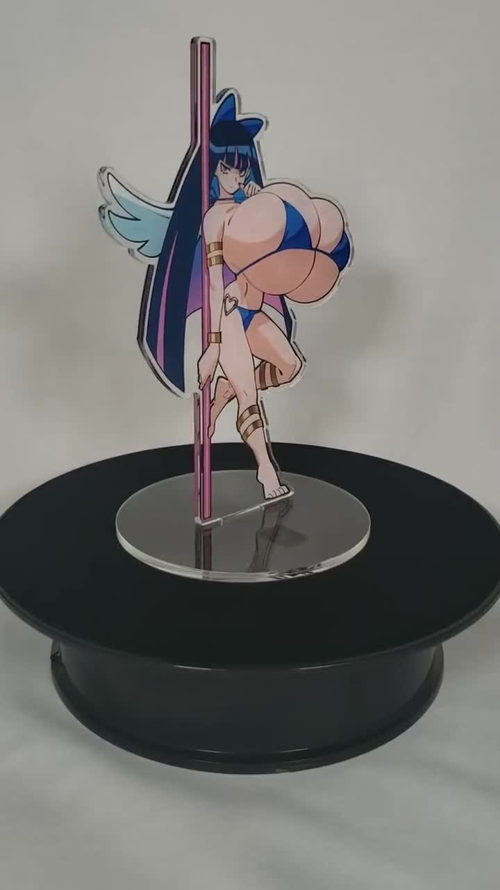 Panty and Stocking 7 Pole Dance Acrylic Standees
