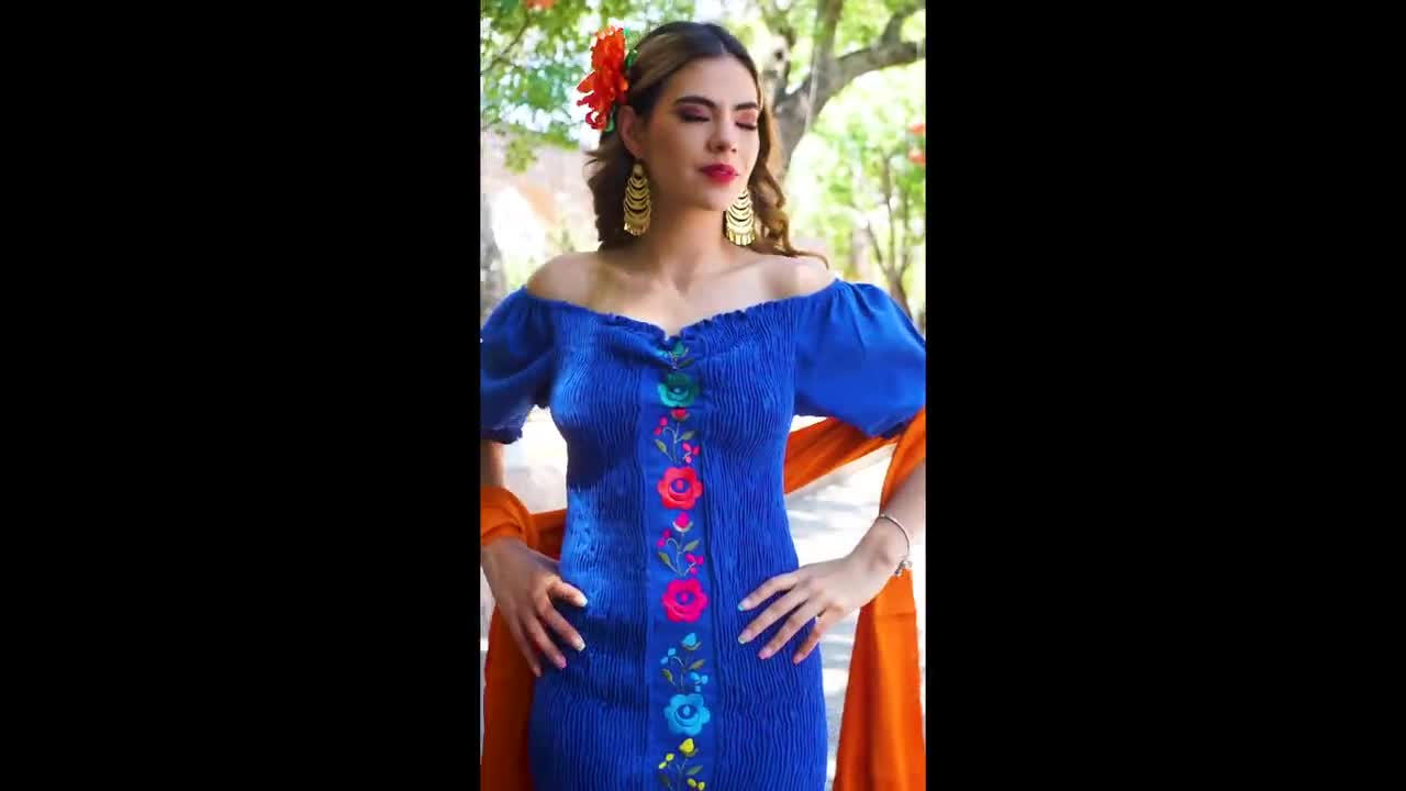 Etsy mexican outlet dress