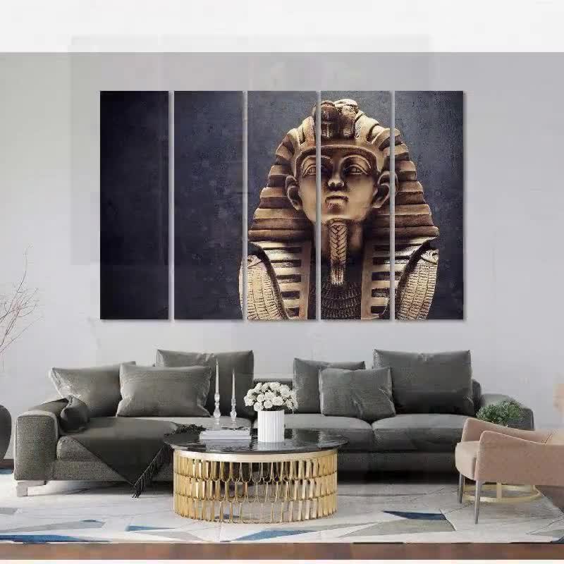 ツタンカーメンのキャンバスプリント - 黄金のマスク、古代エジプトの