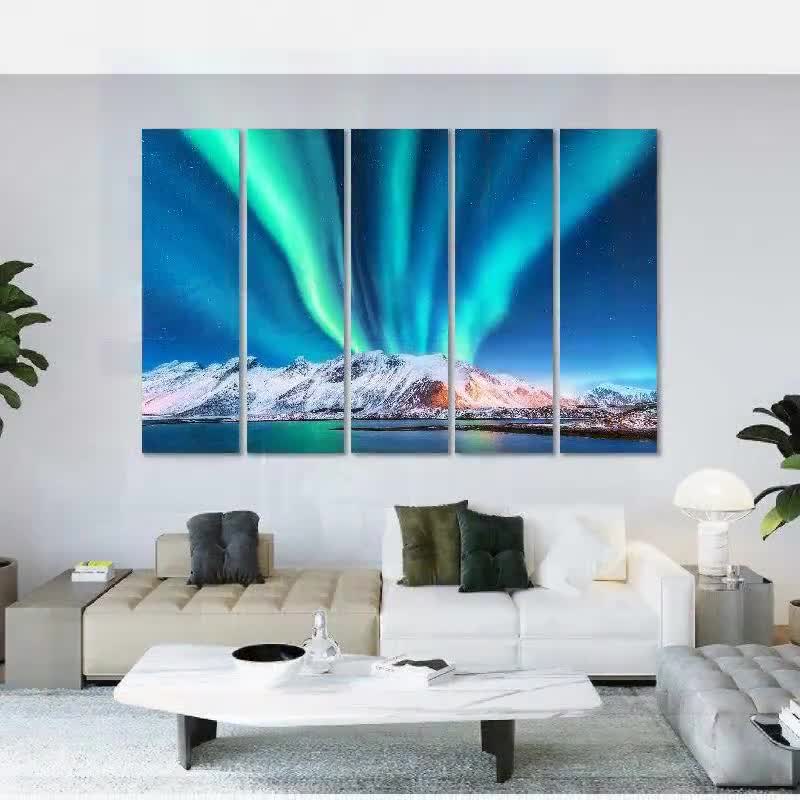 Colorful Northern Lights – remarkable poster wall art – Photowall