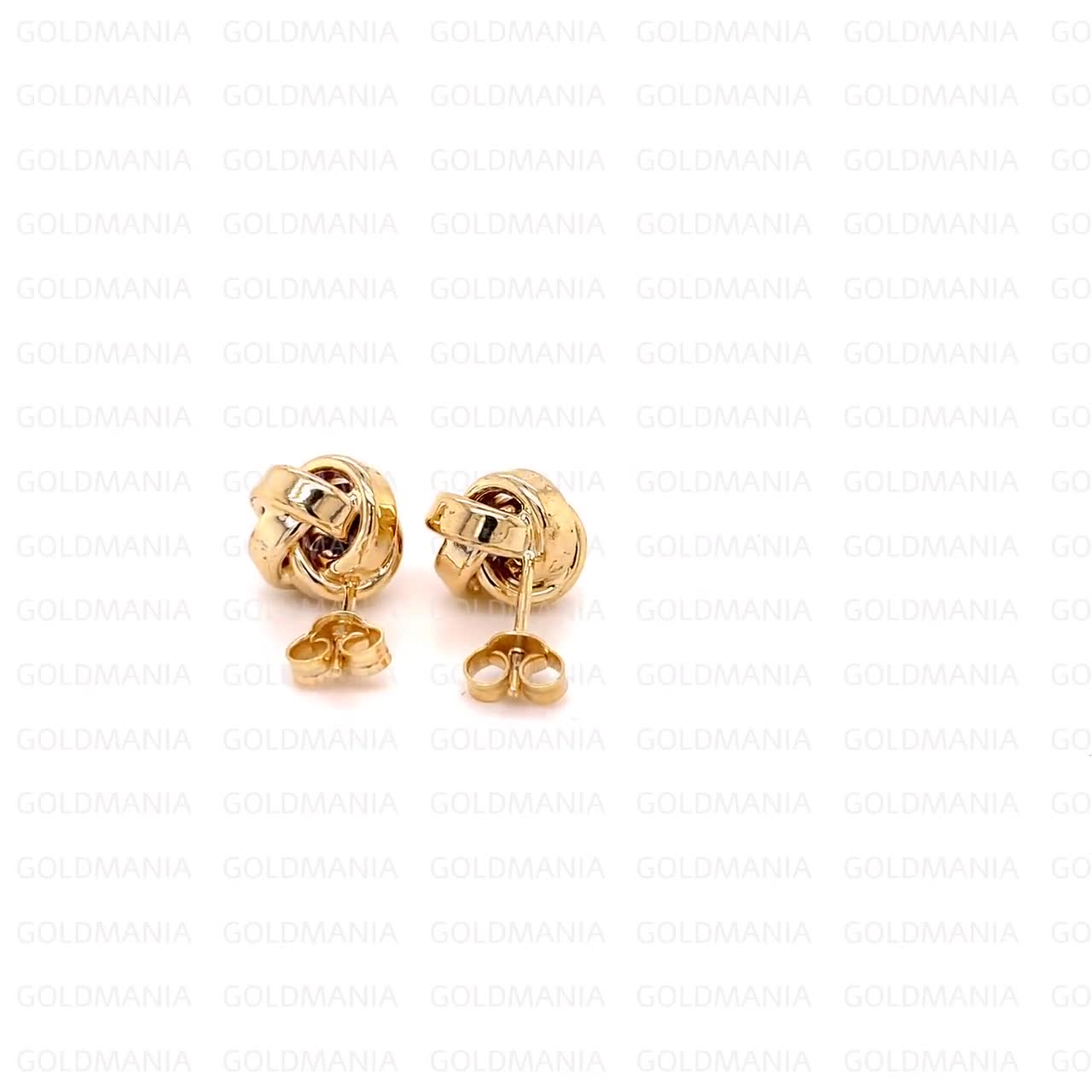 Flame Red Art Deco Ball Stud Earring – Kismet Klay